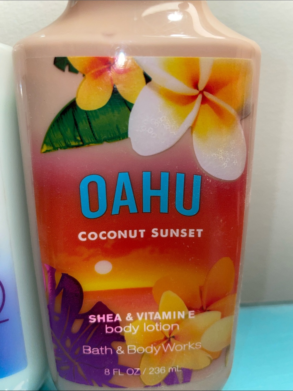 Two Bath & Body Works Shea & Vitamin E Body Lotions - Sky & Oahu - Picture 3 of 6